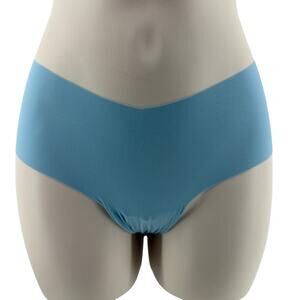 Victoria's Secret SexyIllusion Lasar Cut Cheeky Panty Blue Women Small